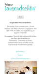 Mobile Screenshot of friseur-tausendschoen.de